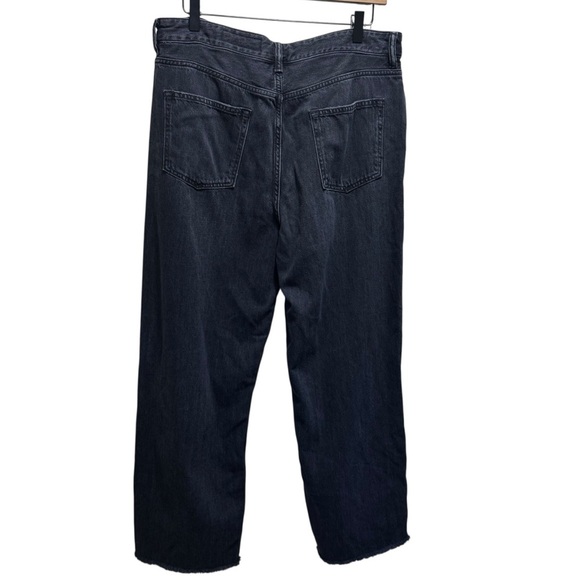 All Saints Ash Boyfriend Jeans in Washed Black Size 32 - Picture 3 of 13